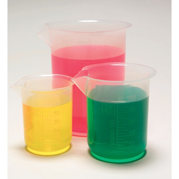 Beakers, Pp, 1000Ml, PK 3
