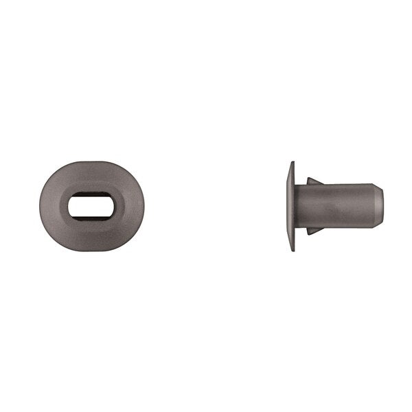 Blk Nyln Grommets 9.5X21.5mm Hole 18mm Stem PK5