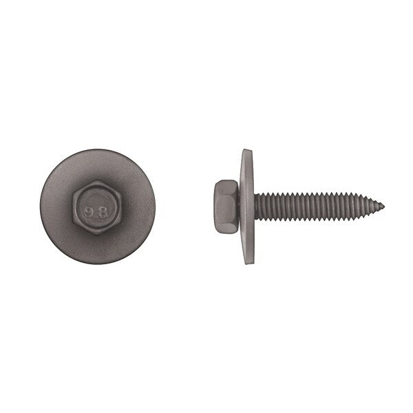 M6-1.00 Hex Head Cap Screw, Black 30 mm L