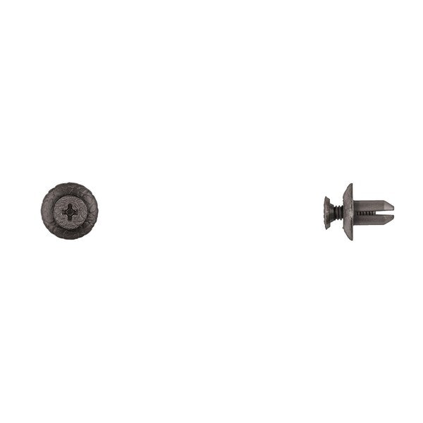 Blk Nyln Phllp Screw Ret 5mm Hole Size 8mm Stem L PK15