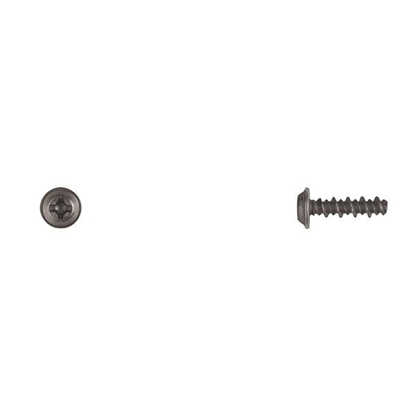 Blk Bumper Cover Screws 4.2-1.40x16mm Phil Flat 8mm OD PK50