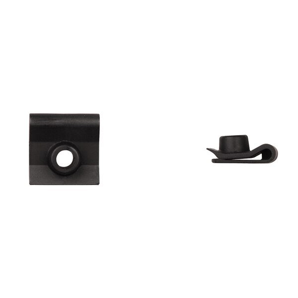 Blk Nyln Fender U Nuts 12 Screw Size G/R Up to 1mm PK15