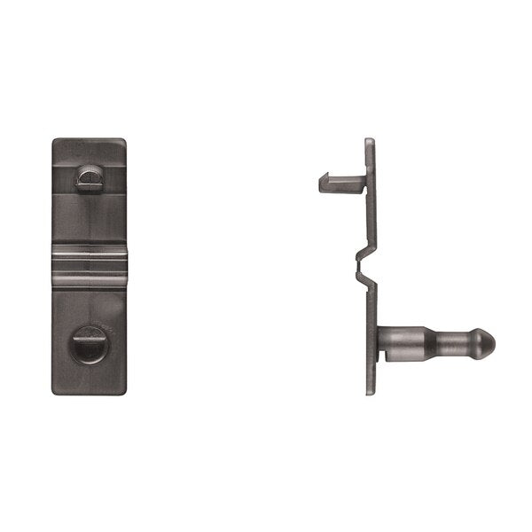 Blk Nyln Fascia Pin Ret 3.3mm Panel Thick 19.7mm Stem PK15