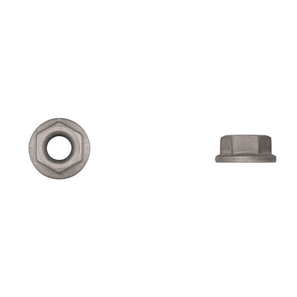 Flange Nut, M8-1.25, Blackened, 13 mm Hex Wd