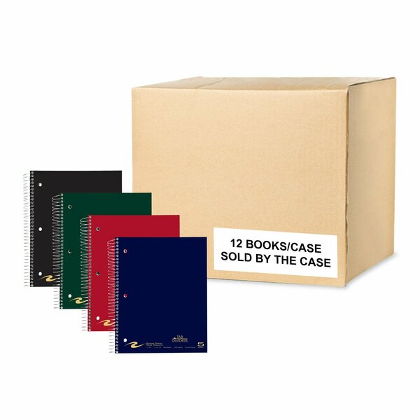 Case of 5 Subject Wirebound Notebooks, 11