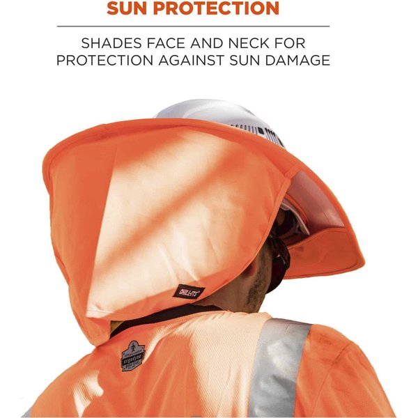 Hard Hat Brim with Shade, Provides Shade