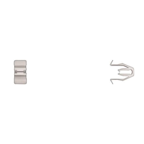 Wht Nyln Grille Clips 14mm Wide 14mm Height PK25