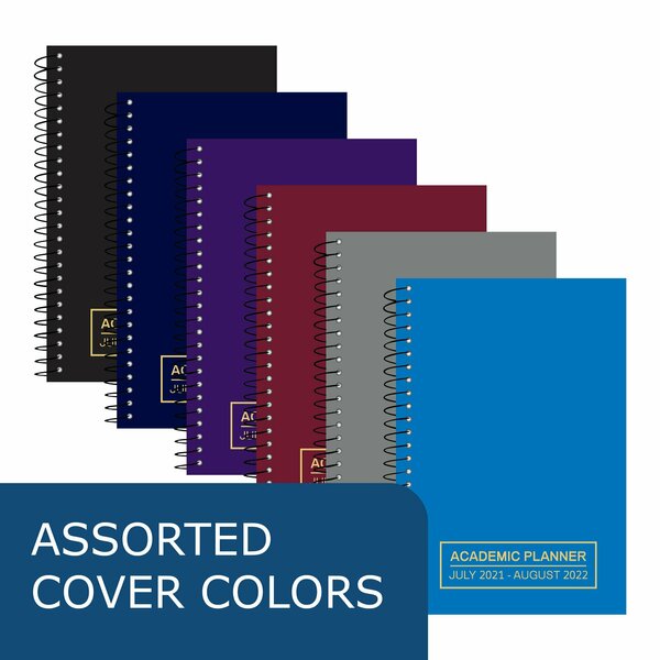 Case of Assorted Cover WB Academic Planners, 7.5