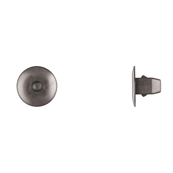 Blk Nyln Fender Apron Nuts 9mm Hole 12mm Stem L PK25