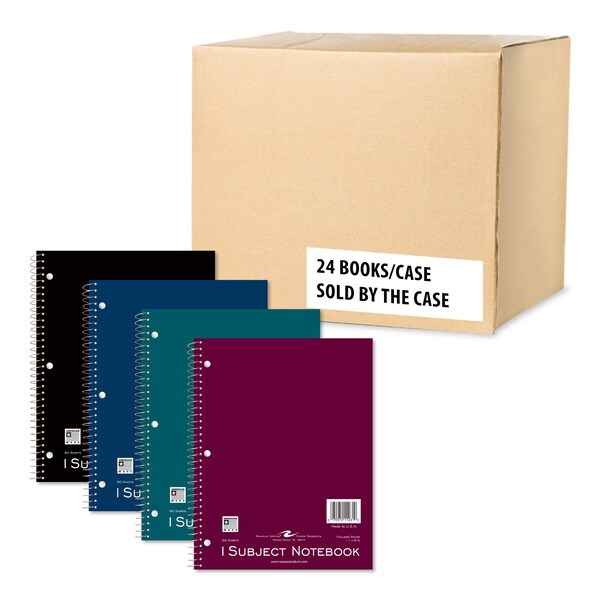 Case of 1 Subject Wirebound Notebooks, 11