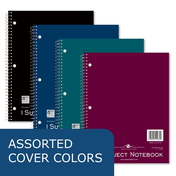 Case of 1 Subject Wirebound Notebooks, 11