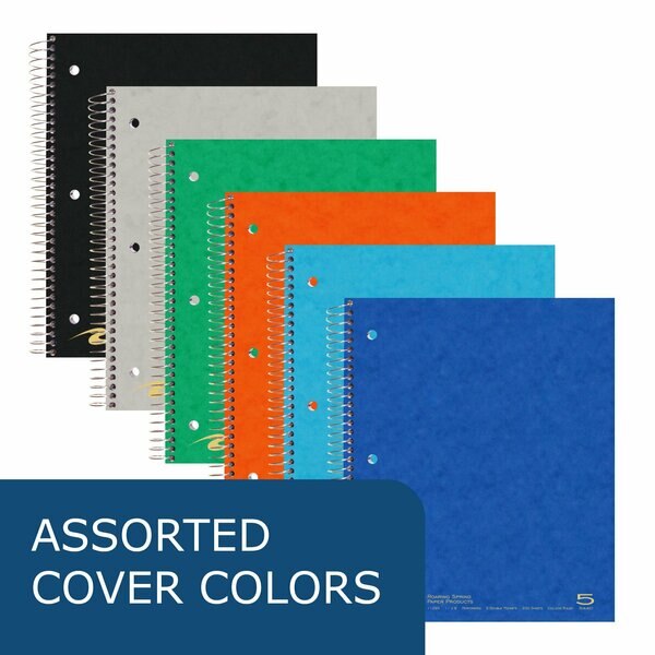 Case of 5 Subject Wirebound Notebooks, 11