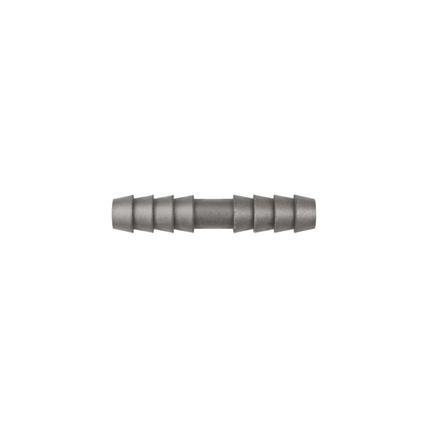 Blk Nyln Strght Connector 1/4