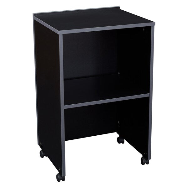 AV Cart/Lectern Base, Black