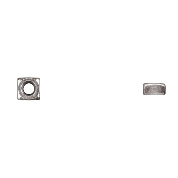 Zinc Finish Square Nuts 1/4-20