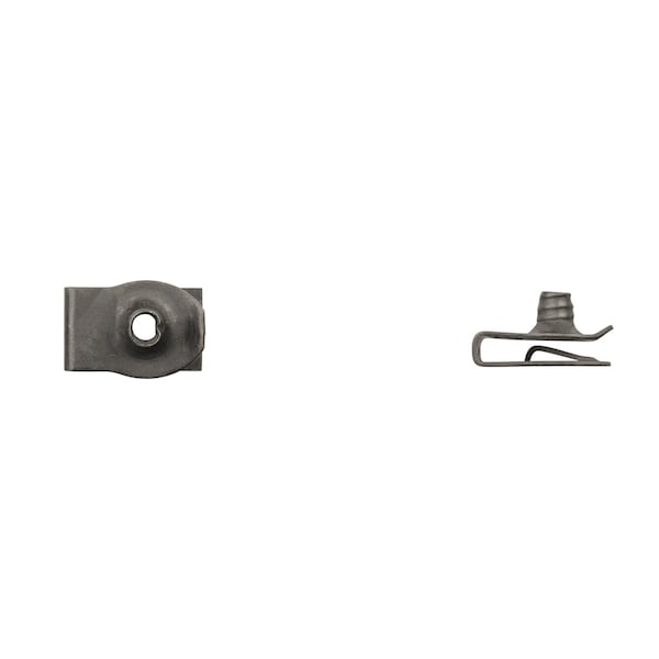 Blk Finish Extruded U Nuts 4.2-1.41mm Panel Rng 2mm-3mm PK25