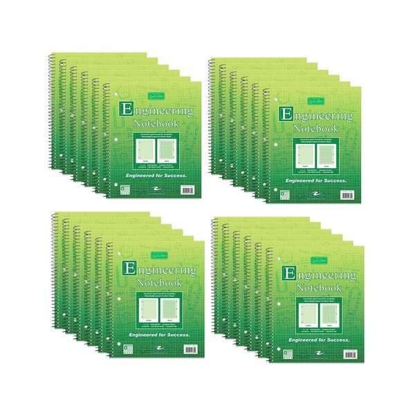 Case of Engineering Wirebound Notebook, 8.5