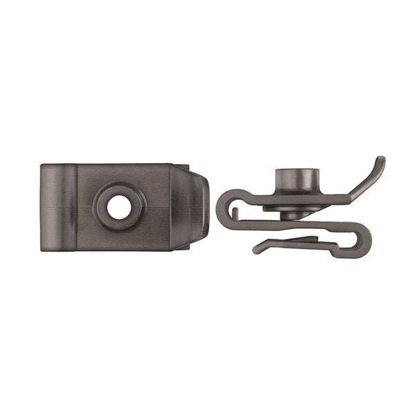 Blk Nyln U Nuts 12 Screw Grip Rng Up To 1mm PK10