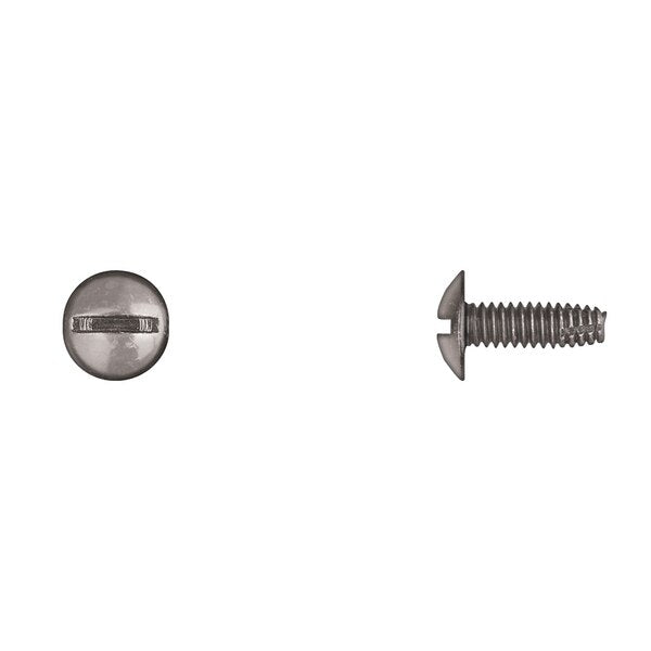 Blk License Plate Screws 1/4-20x3/4