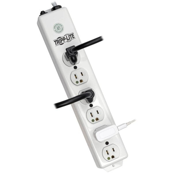 Outlet Strip, 15A, 6 Outlet, 15 ft., White