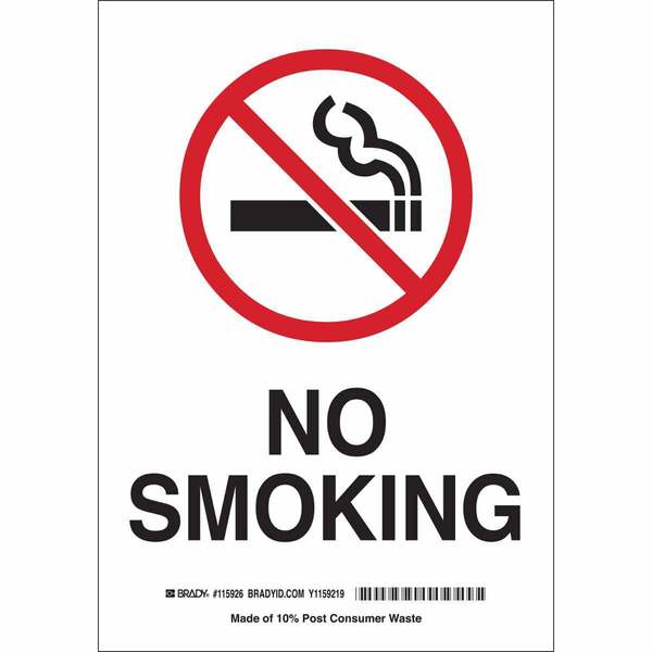 No Smoking Sign, 14 in H, 10