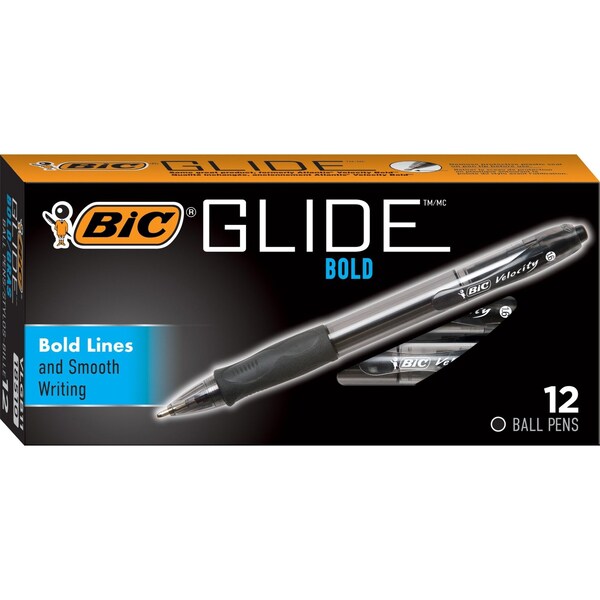 Pen, Velocity, Ballpt, Bold, Bk
