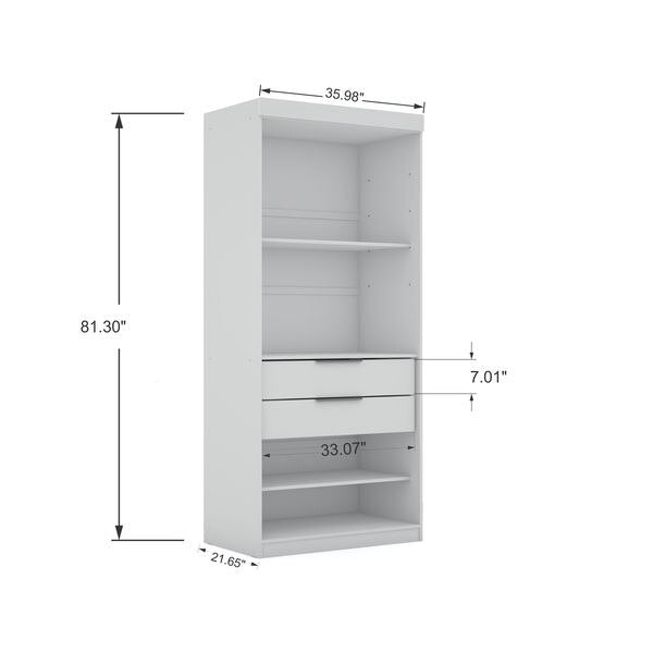 Sectional Armoire Wardrobe Closet, Drawer