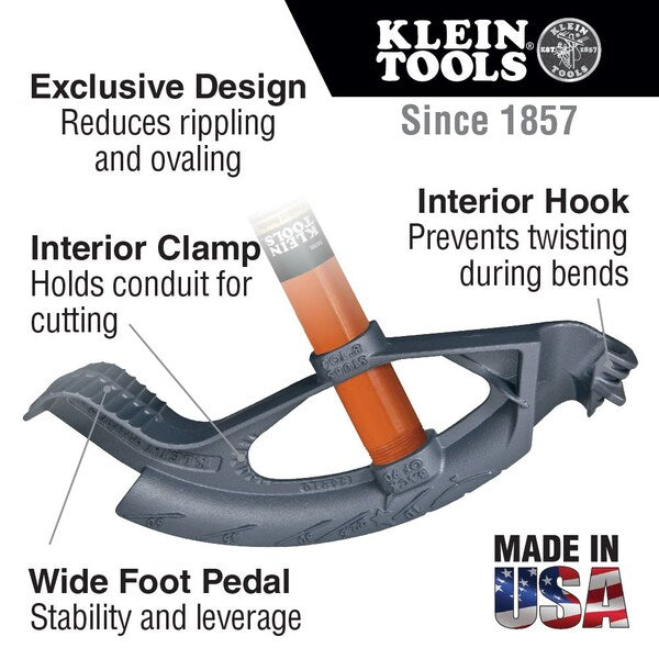 Assembled Iron Conduit Bender 1/2-Inch EMT
