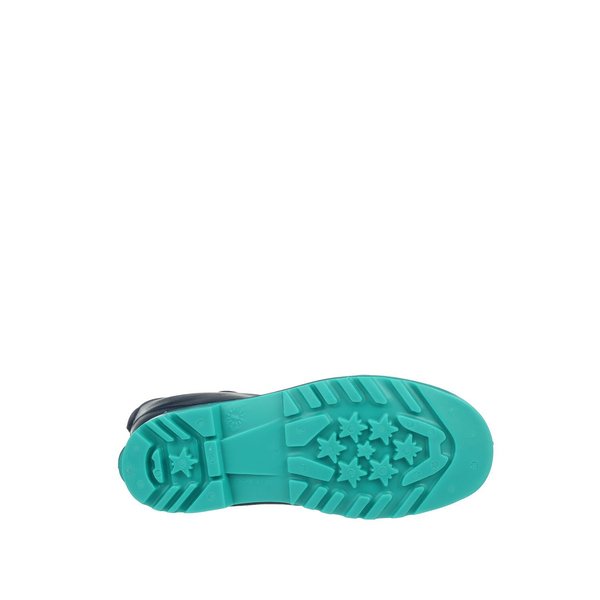 StormTracks Rain Boot, PVC, Youth Blue/Green Size 08, PR