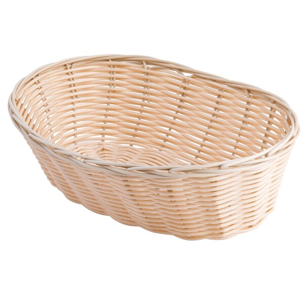 Handwoven, Oval Basket, Natural, PK12