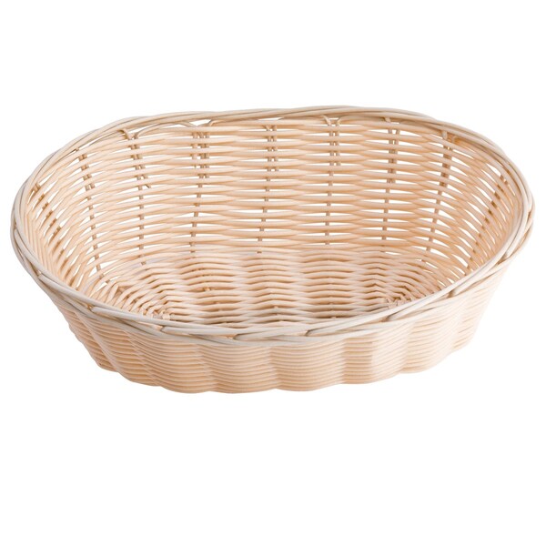 Handwoven, Oval Basket, Natural, PK12
