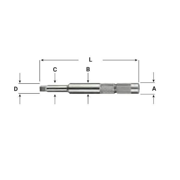 Tap Extension, Material HSS, 9