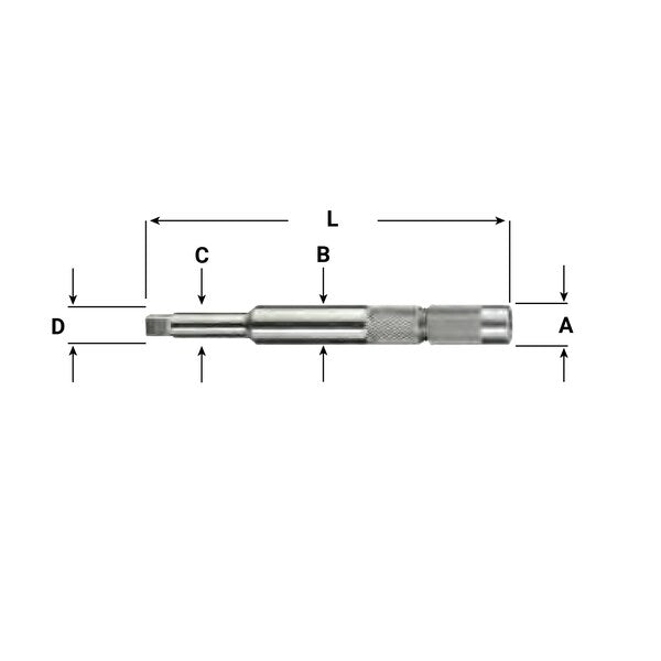 Tap Extension, Non-Coolant Through