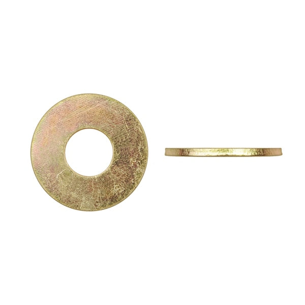 Flat Washer, Fits Bolt Size 3/4 in Zinc Yellow Finish