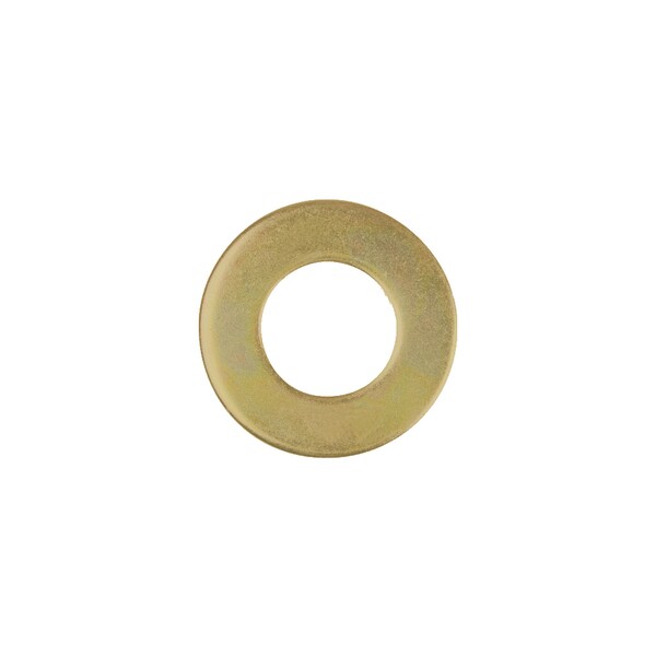 Flat Washer, Fits Bolt Size 5/8 in Zinc Yellow Finish