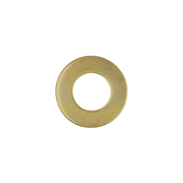 Flat Washer, Fits Bolt Size 5/8 in Zinc Yellow Finish
