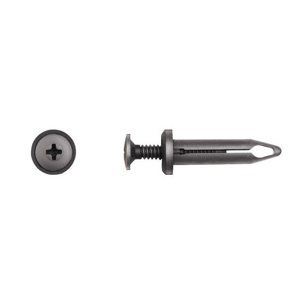 Blk Push Type Retainers 7mm Hole Size 30.5mm Stem L PK25