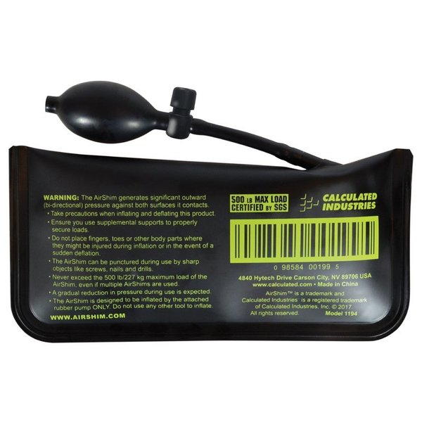 Air Wedge, 500 lb. Max. Load Cap.