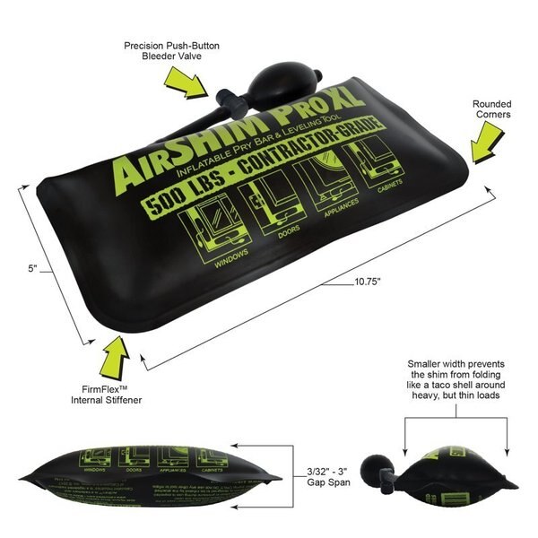 Air Wedge, 500 lb. Max. Load Cap.