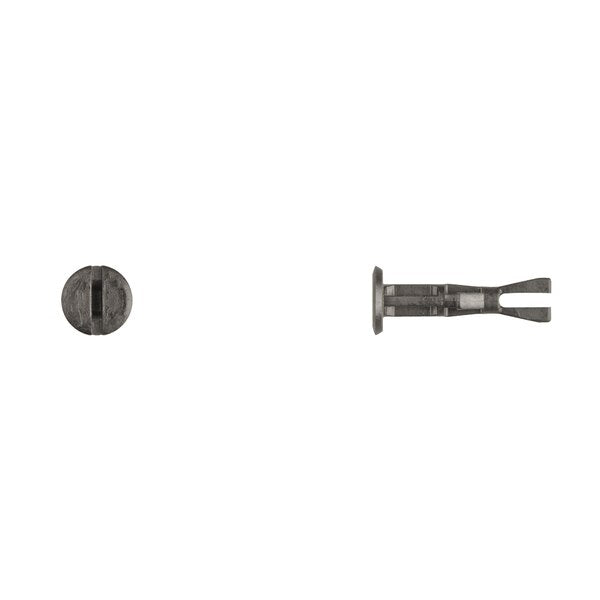Blk Nyln Bumper Cover Pins 10mm Head Dia 24mm Stem PK15