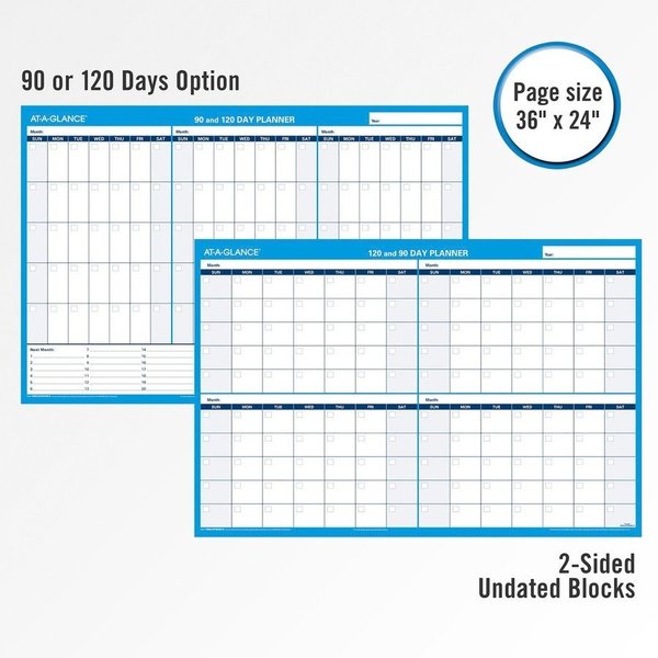 Undated Wall Planner, Erasable