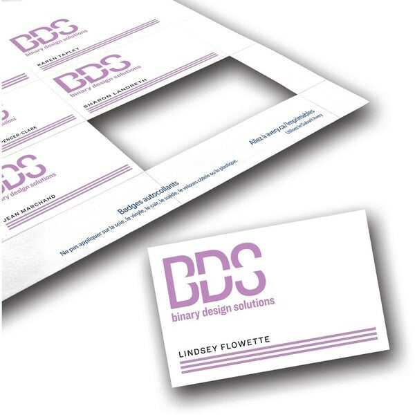 Name Tag Refills, PK50