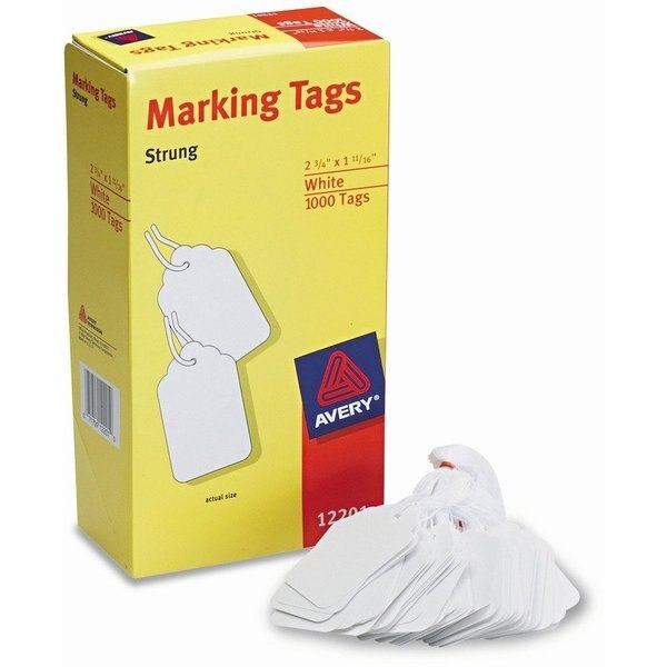 Price Tags, 2-3/4x1-11/16, White, PK1000