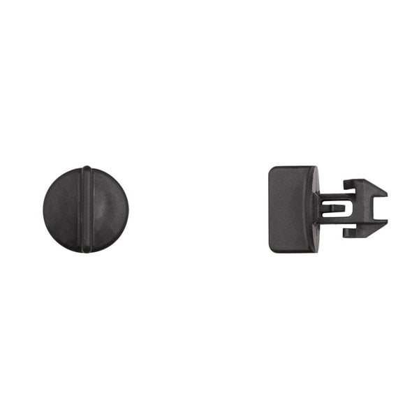Blk Nyln Twist Lock Ret 6.5X12mm Hole Size PK25