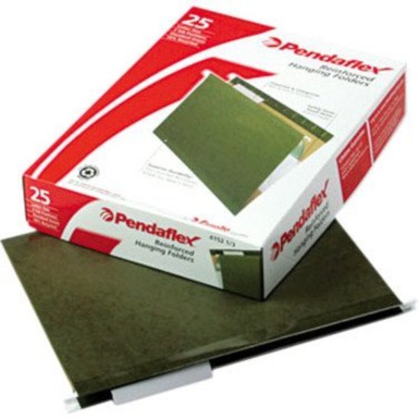 Hanging File Folder, Standard Green, PK25