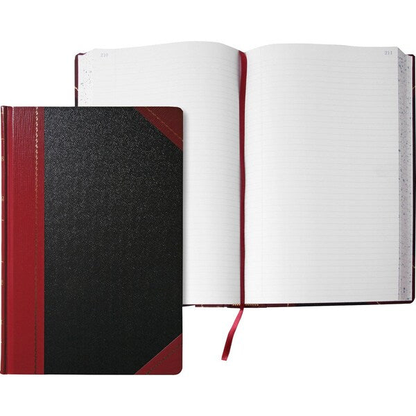 Black and Red Record Book, 14-1/8
