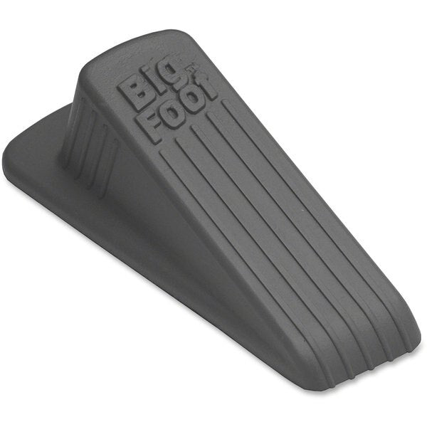 Doorstop, Nonslip Rubber, Gray