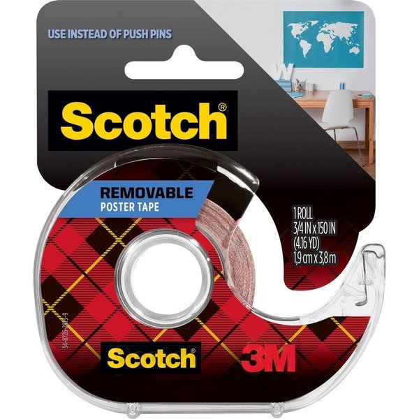 Poster Tape, Clear, 3/4