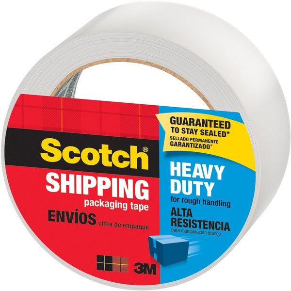 Heavy Duty Packaging Tape, Clear, PK6