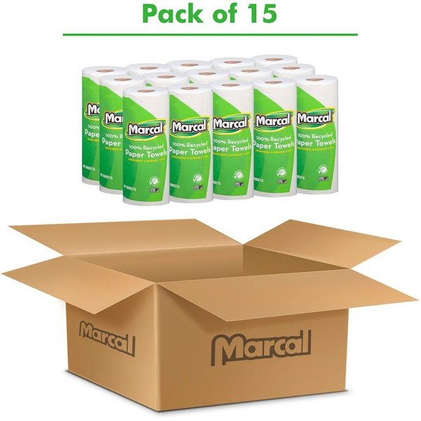 Perforated Roll Paper Towels, 2, 60, White